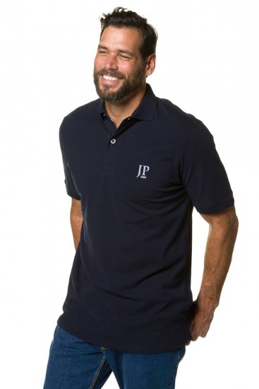 JP1880 704317 Pikéskjorte 2-pakning Svart/Mørkeblå - Polo- & piqueskjorter - Poloskjorte i store størrelser - 2XL-8XL
