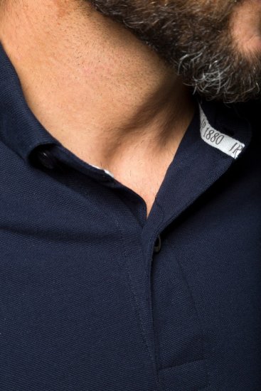 JP1880 704317 Pikéskjorte 2-pakning Svart/Mørkeblå - Polo- & piqueskjorter - Poloskjorte i store størrelser - 2XL-8XL