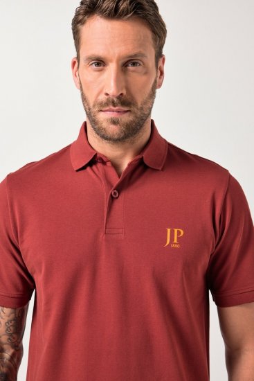 JP1880 Polo Shirts 2-pack Piqué Red Orange - Polo- & piqueskjorter - Poloskjorte i store størrelser - 2XL-8XL