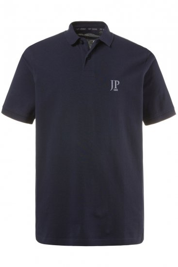 JP1880 704317 Pikéskjorte 2-pakning Mørkeblå/Gråmelert - Polo- & piqueskjorter - Poloskjorte i store størrelser - 2XL-8XL
