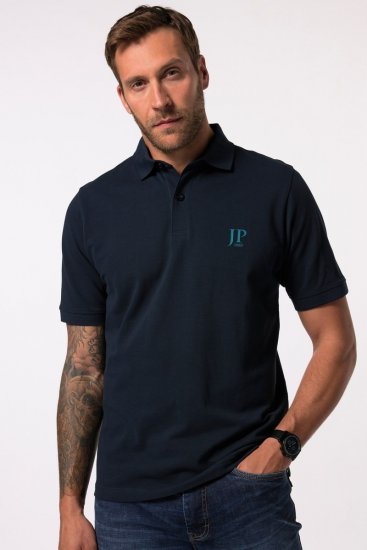 JP1880 704317 Pikéskjorte 2-pakning Petroleumsblå/Mørkeblå - Polo- & piqueskjorter - Poloskjorte i store størrelser - 2XL-8XL