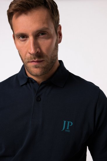 JP1880 704317 Pikéskjorte 2-pakning Petroleumsblå/Mørkeblå - Polo- & piqueskjorter - Poloskjorte i store størrelser - 2XL-8XL