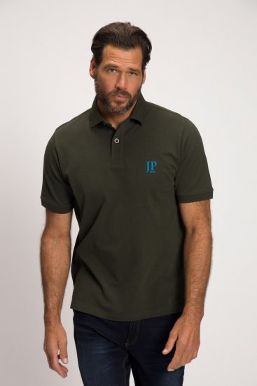 JP1880 704317 Pikéskjorte 2-pakning Turkisblå/Olivengrønn - Polo- & piqueskjorter - Poloskjorte i store størrelser - 2XL-8XL