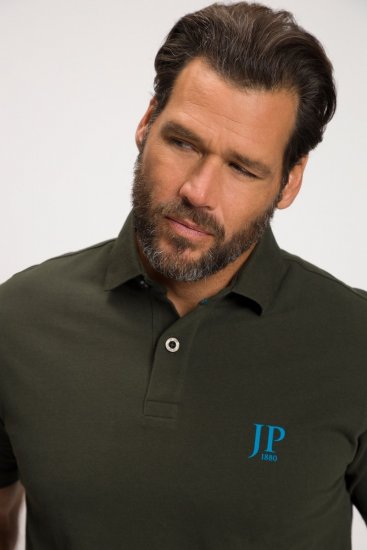 JP1880 704317 Pikéskjorte 2-pakning Turkisblå/Olivengrønn - Polo- & piqueskjorter - Poloskjorte i store størrelser - 2XL-8XL