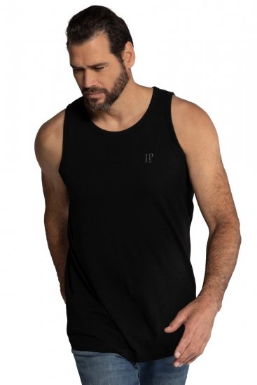 JP1880 705145 Singlet Svart - T-skjorter - Store T-skjorter - 2XL-14XL