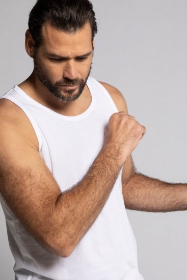 JP1880 705145 Singlet Hvit - T-skjorter - Store T-skjorter - 2XL-14XL
