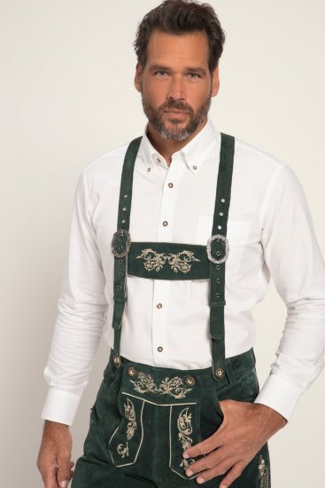JP1880 Genuine Leather Traditional Lederhosen Shorts Green - JP1880 - JP1880 Store Herrestørrelser