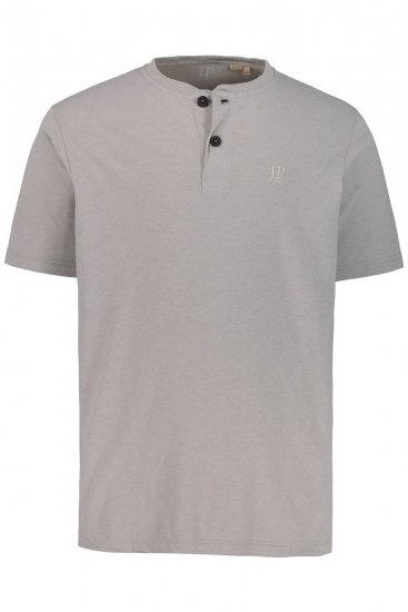 JP1880 708420 Henley t-skjorte 2-pakning Gråmelert - T-skjorter - Store T-skjorter - 2XL-14XL