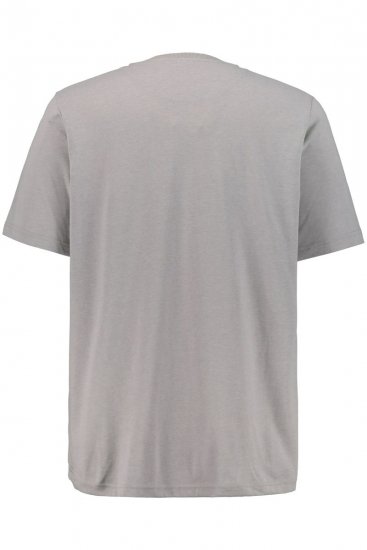 JP1880 708420 Henley t-skjorte 2-pakning Gråmelert - T-skjorter - Store T-skjorter - 2XL-14XL