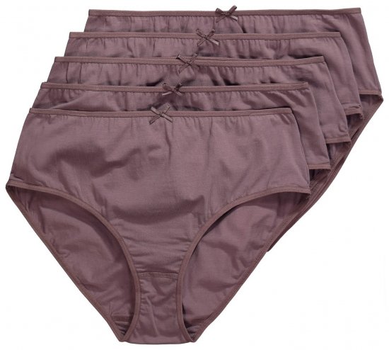Ulla Popken 710201 Truser 5-pakning Brun - Truser - 