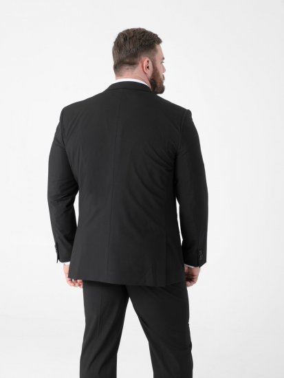 D555 Ted 4 Way Stretch Tailored Suit Jacket Svart - Dresser og blazere - Dresser i store størrelser