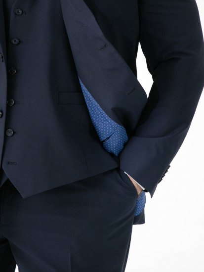 D555 Ted 4 Way Stretch Tailored Suit Jacket Mørkeblå - Dresser og blazere - Dresser i store størrelser