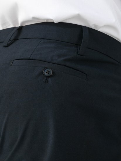 D555 Ted 4 Way Stretch Tailored Trouser Mørkeblå - Dresser og blazere - Dresser i store størrelser