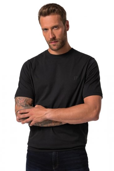 JP1880 712616 T-skjorte med magepasning Svart - T-skjorter - Store T-skjorter - 2XL-14XL
