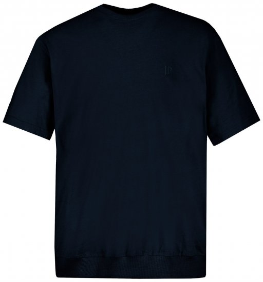 JP1880 712616 T-skjorte med magepasning Mørkeblå - T-skjorter - Store T-skjorter - 2XL-14XL