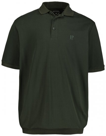 JP1880 712617 Pikéskjorte med magepasning Mørk oliven - Polo- & piqueskjorter - Poloskjorte i store størrelser - 2XL-8XL