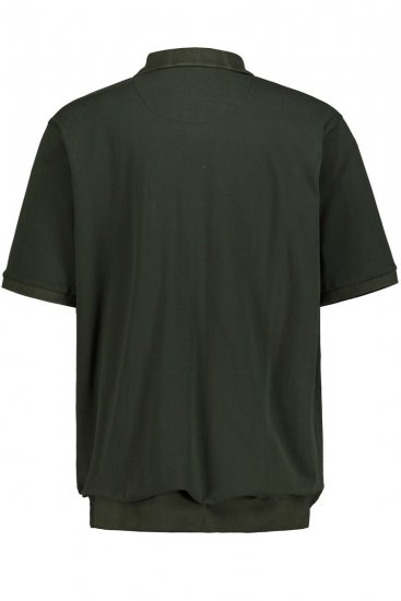 JP1880 712617 Pikéskjorte med magepasning Mørk oliven - Polo- & piqueskjorter - Poloskjorte i store størrelser - 2XL-8XL