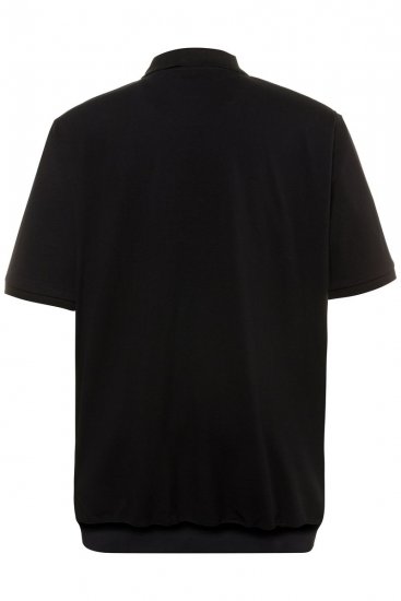 JP1880 712617 Pikéskjorte med magepasning Svart - Polo- & piqueskjorter - Poloskjorte i store størrelser - 2XL-8XL