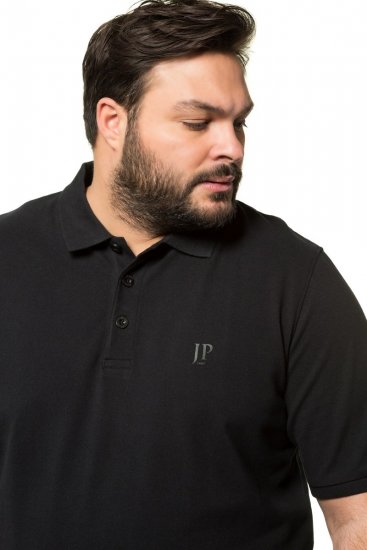 JP1880 712617 Pikéskjorte med magepasning Svart - Polo- & piqueskjorter - Poloskjorte i store størrelser - 2XL-8XL
