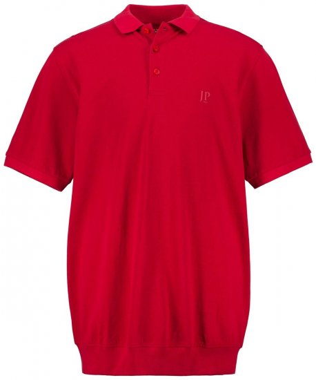 JP1880 712617 Pikéskjorte med magepasning Chilirød - Polo- & piqueskjorter - Poloskjorte i store størrelser - 2XL-8XL
