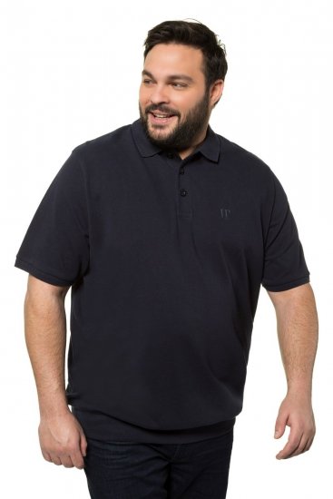 JP1880 712617 Pikéskjorte med magepasning Mørkeblå - Polo- & piqueskjorter - Poloskjorte i store størrelser - 2XL-8XL