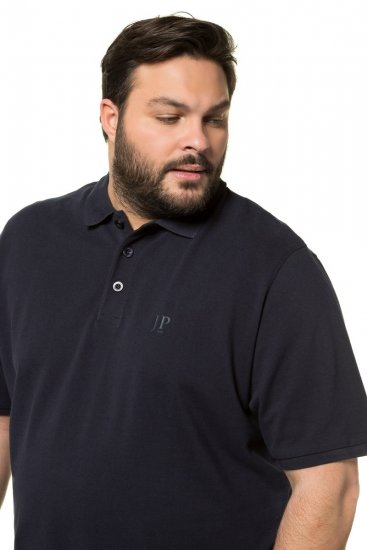 JP1880 712617 Pikéskjorte med magepasning Mørkeblå - Polo- & piqueskjorter - Poloskjorte i store størrelser - 2XL-8XL