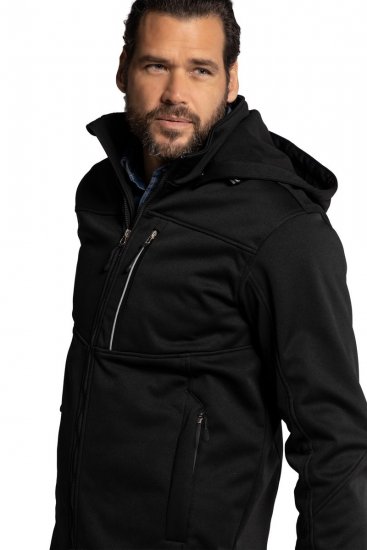 JP1880 714279 Softshelljakke med fleecefôr Svart - Jakker - Store jakker - 2XL-12XL