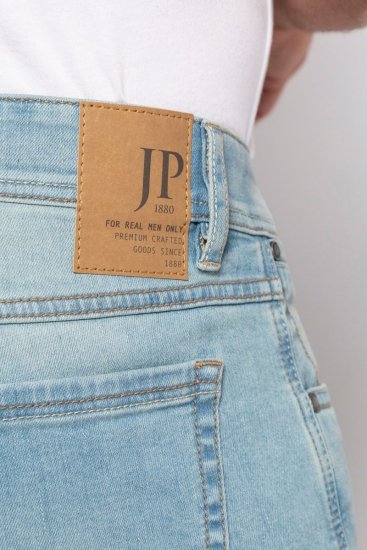 JP1880 Jeans Regular Fit 5-Pocket Bleached Denim - Jeans og bukser - Store Bukser og Store Jeans