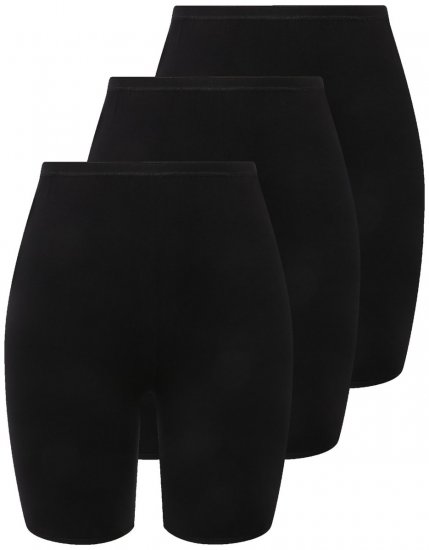 Ulla Popken 716595 Boksertruser 3-pakning Svart - Truser - 