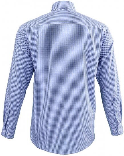 JP1880 722859 Langermet rutete skjorte Lyseblå - Skjorter - Store skjorter - 2XL-8XL