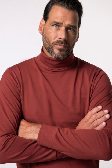 JP1880 Turtleneck Sweatshirt Red - Gensere og hettegensere - Store hettegensere - 2XL-14XL
