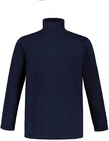 JP1880 723303 Langermet genser med rullekrage Mørkeblå - Gensere og hettegensere - Store hettegensere - 2XL-14XL
