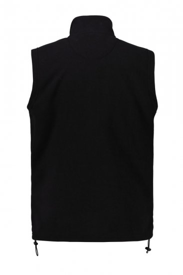 JP1880 723305 Fleecevest med ståkrage Svart - Jakker - Store jakker - 2XL-12XL