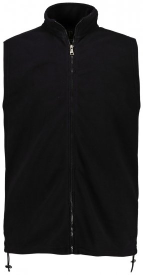 JP1880 723305 Fleecevest med ståkrage Svart TALL - TALL vester - 