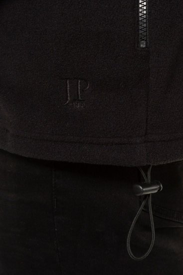 JP1880 723305 Fleecevest med ståkrage Svart - Jakker - Store jakker - 2XL-12XL