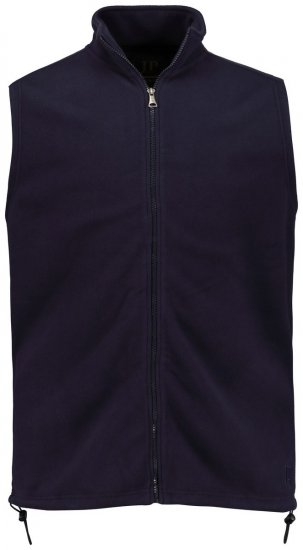 JP1880 723305 Fleecevest med ståkrage Mørkeblå - Jakker - Store jakker - 2XL-12XL