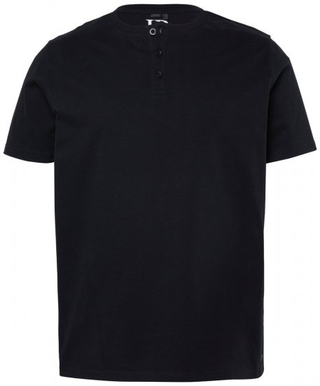 JP1880 726695 Henley t-skjorte Svart TALL - TALL T-skjorter - Ekstra Lange T-skjorter