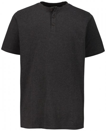JP1880 726695 Henley t-skjorte Koksgrå - T-skjorter - Store T-skjorter - 2XL-14XL