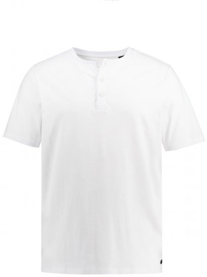 JP1880 726695 Henley t-skjorte Hvit - T-skjorter - Store T-skjorter - 2XL-14XL