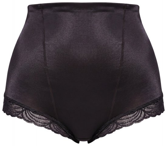 Ulla Popken 781632 Formende truser med høyt liv Brun - Shapewear - 