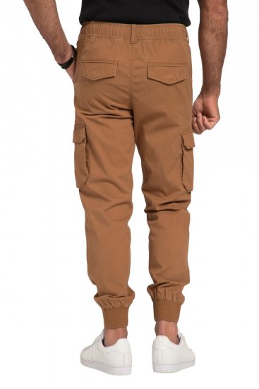 JP1880 782635 Cargobukse med benlommer Karamellbrun - Jeans og bukser - Store Bukser og Store Jeans