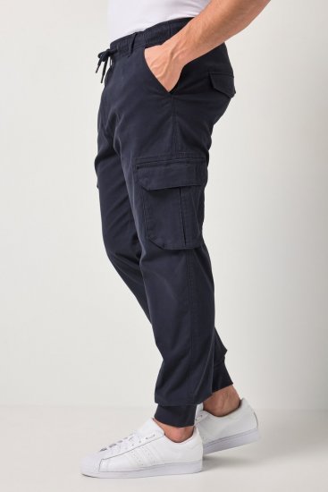 JP1880 Stretchy FLEXNAMIC Cargo Pants Navy - Cargobukser til menn i store størrelser - Cargobukser til menn i store størrelser
