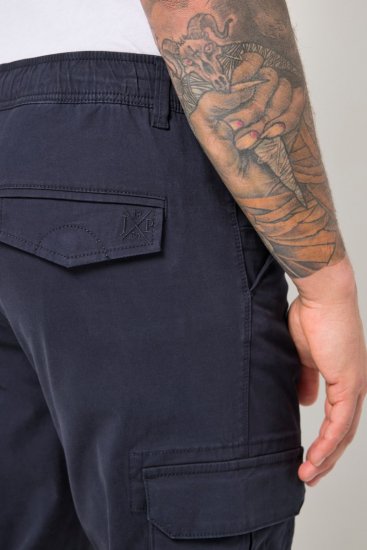 JP1880 Stretchy FLEXNAMIC Cargo Pants Navy - Cargobukser til menn i store størrelser - Cargobukser til menn i store størrelser