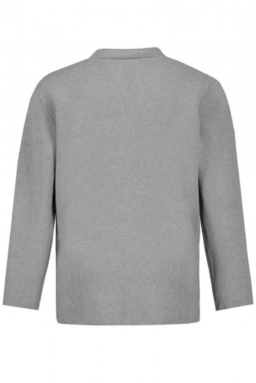 JP1880 Milano Flexnamic Strikket blazer Gråmelert - Dresser og blazere - Dresser i store størrelser