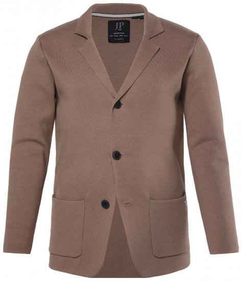 JP1880 Milano Flexnamic Strikket blazer Nøttebrun - Dresser og blazere - Dresser i store størrelser