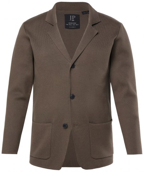 JP1880 Milano Flexnamic Strikket blazer Khakibrun - Dresser og blazere - Dresser i store størrelser