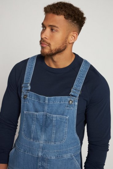 JP1880 Dungarees Denim Adjustable Straps Blue - Jeans og bukser - Store Bukser og Store Jeans