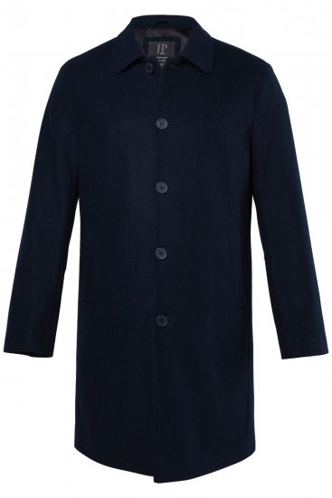 JP1880 795116 Vannavvisende Ullfrakk Mørkeblå - Jakker - Store jakker - 2XL-12XL