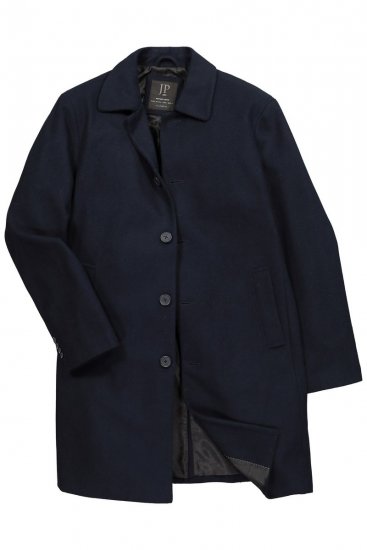 JP1880 795116 Vannavvisende Ullfrakk Mørkeblå - Jakker - Store jakker - 2XL-12XL