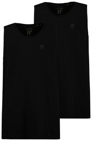 JP1880 796858 Singlet 2-pakning Svart - T-skjorter - Store T-skjorter - 2XL-14XL